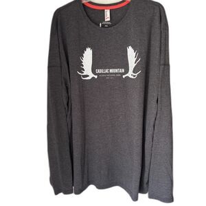 Kastlfel Man Size 2XL Cadillac Mt. ACADIA NATIONAL PARK Soft Long Sleeve T-Shirt